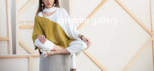 Load image into Gallery viewer, Cutout yellow and white top