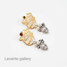 Load image into Gallery viewer, Handmade earrings with pearl