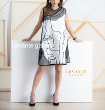 Load image into Gallery viewer, Handmade faces dress