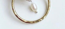 Load image into Gallery viewer, Handmade Silver and pearl earring