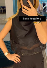 Load image into Gallery viewer, Lace Top in black